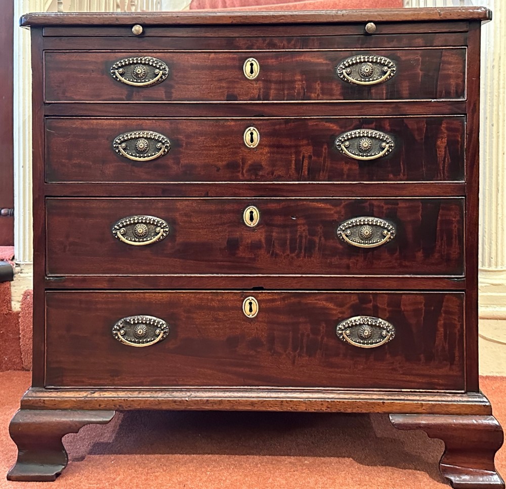 A good George III period mahogany Bachelors Chest