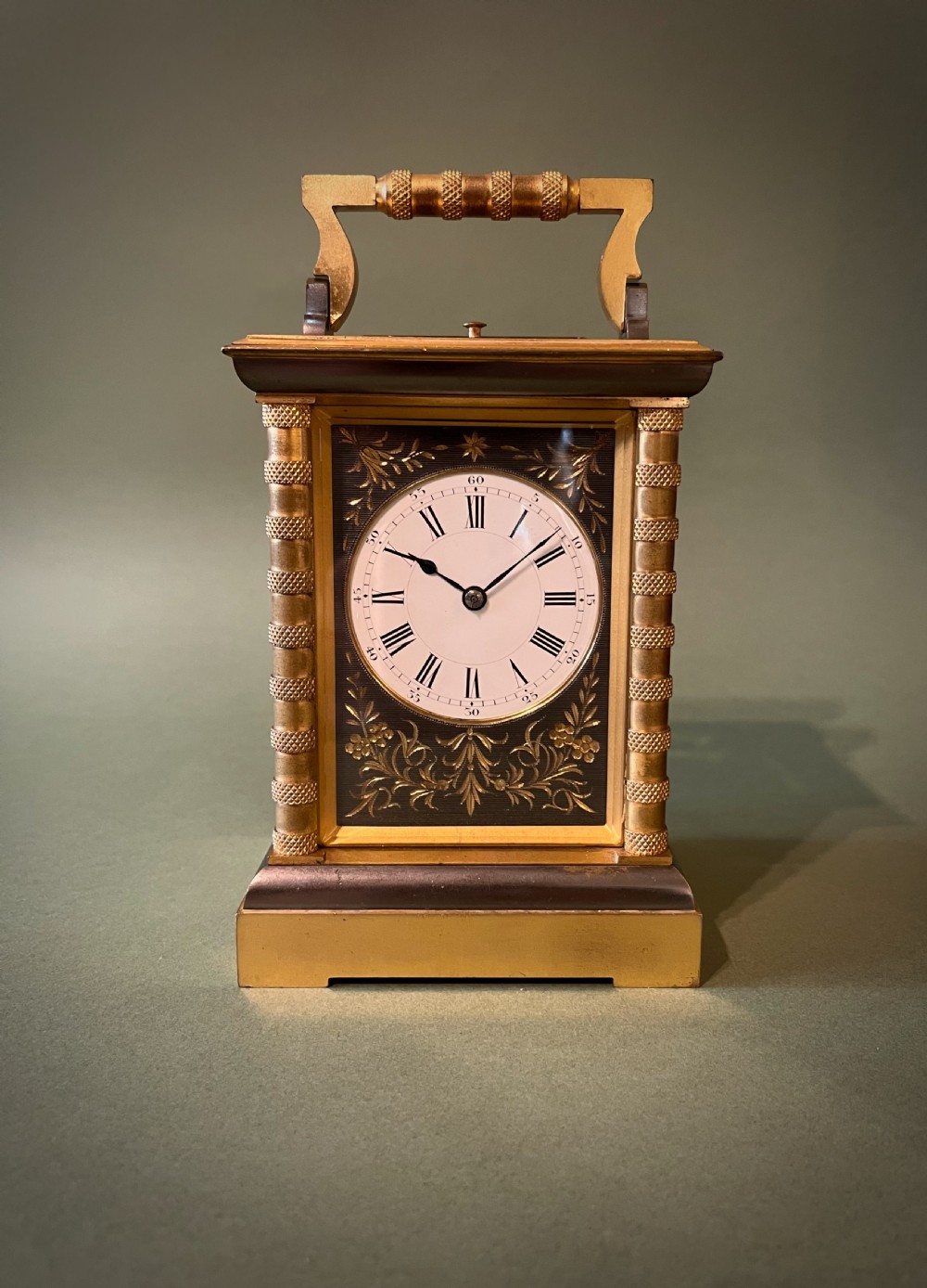 FINE FRENCH CARRIAGE CLOCK BY JACOT