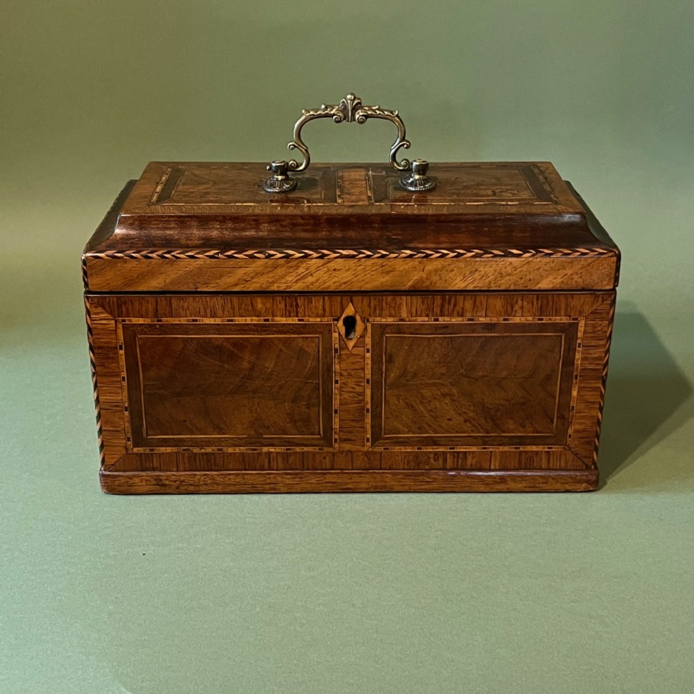 GOOD CHIPPENDALE PERIOD TEA CADDY