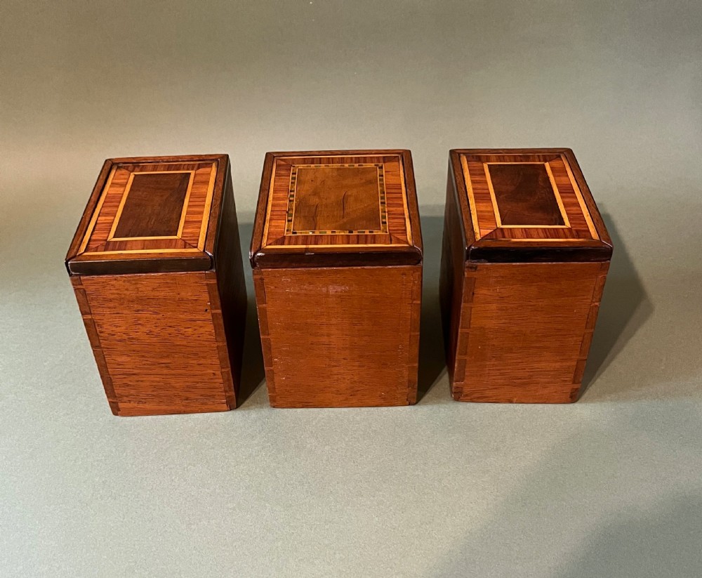 GOOD CHIPPENDALE PERIOD TEA CADDY View IV
