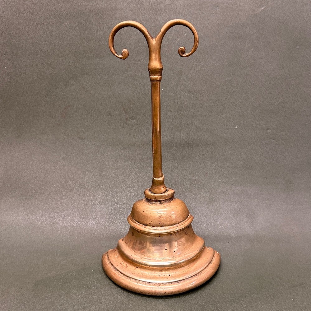 19th century Brass Door Stop “Jester Hat” style by William Tonks