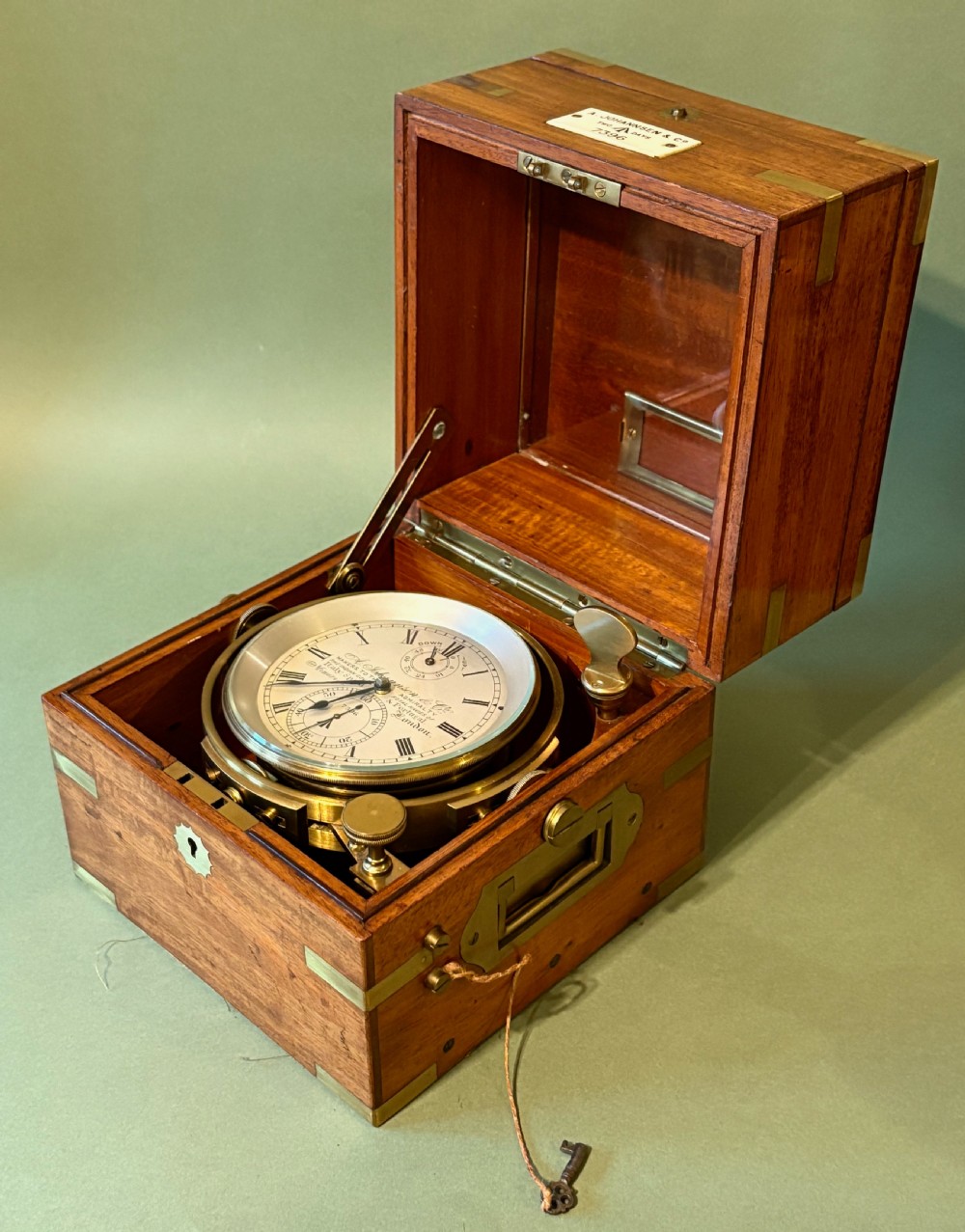 A FINE FULLY WORKING MARINE CHRONOMETER