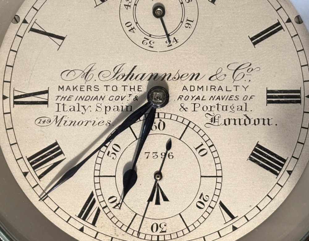A FINE FULLY WORKING MARINE CHRONOMETER View V