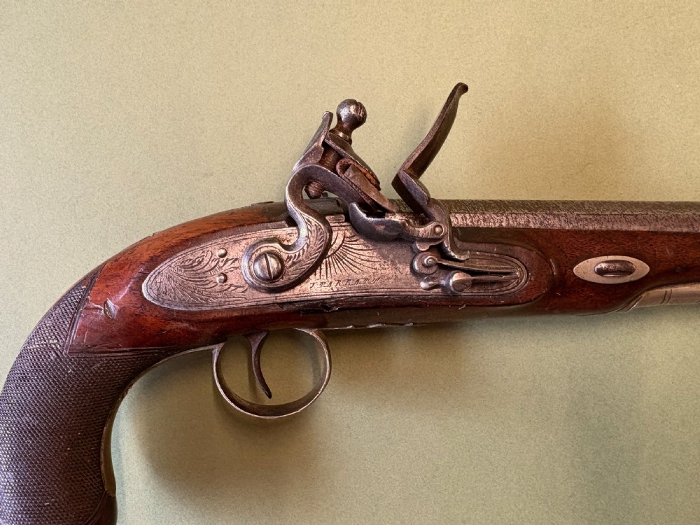 FINE CASED PAIR OF FLINTLOCK PISTOLS View IV