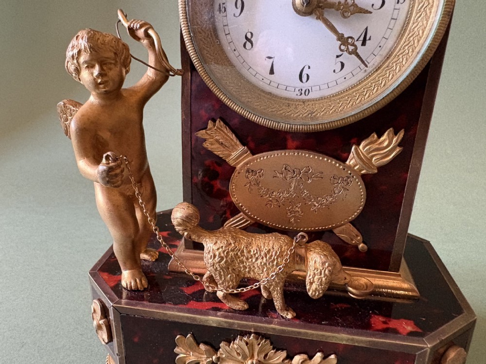 A CHARMING FRENCH SMALL MANTEL CLOCK View IV