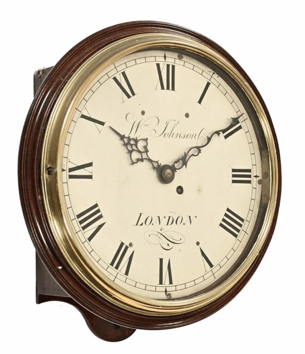 A VERY GOOD VERGE WALL CLOCK View II