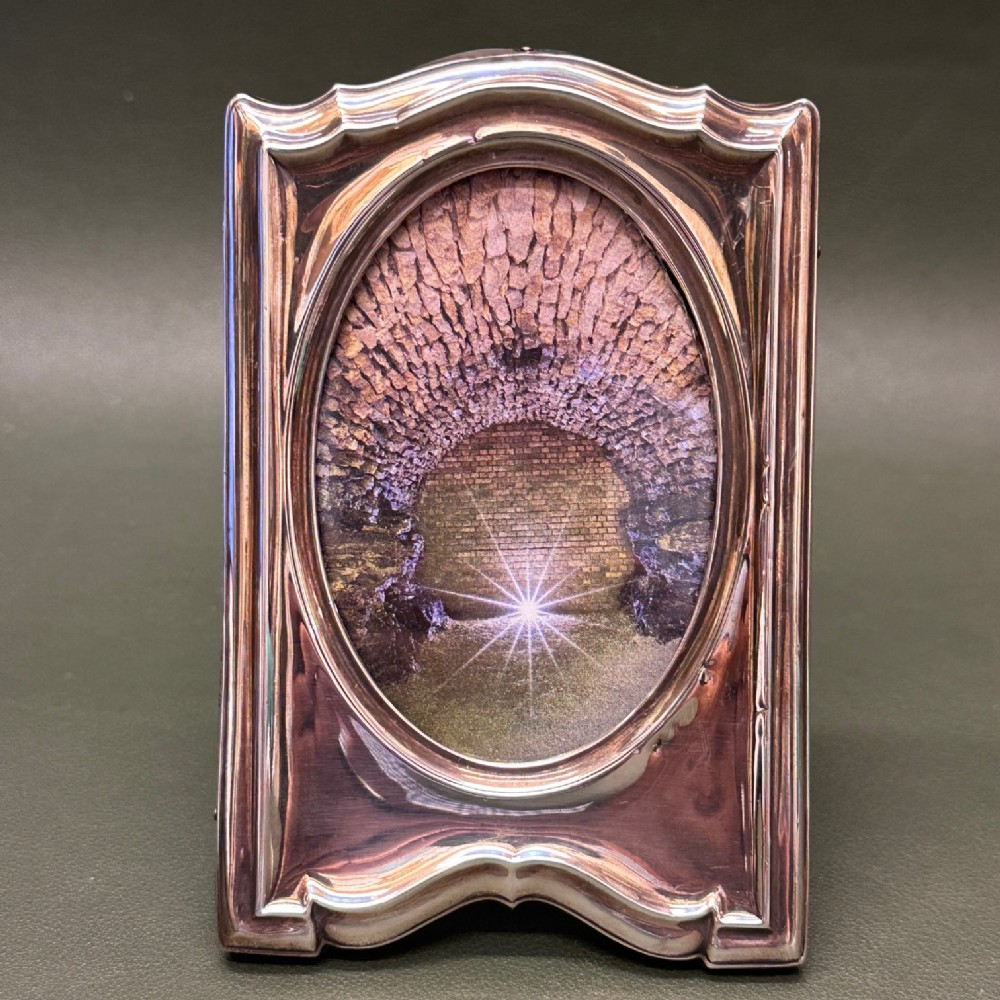 Small Art Deco style hallmarked Silver Photograph Frame, Birmingham, 1912.