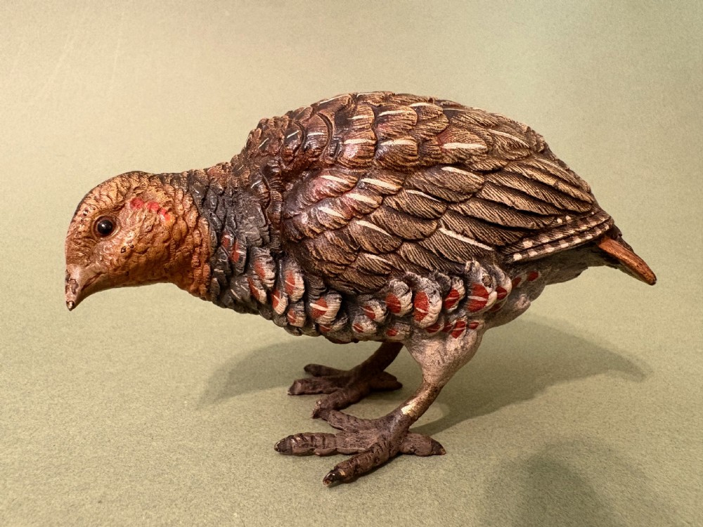 PAIR OF AUSTRIAN COLD-PAINTED BRONZE GROUSE View V