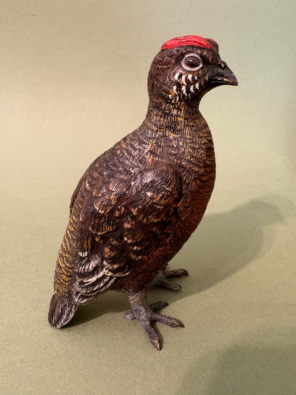 SUPERB PAIR OF AUSTRIAN BRONZE PARTRIDGES View VII