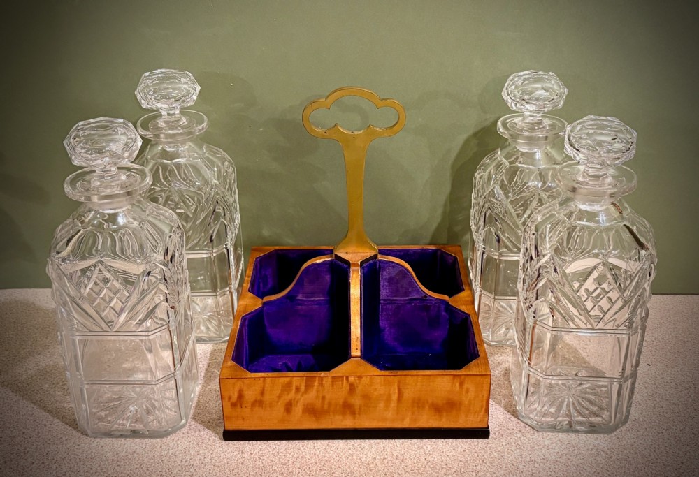 A SUPERB FOUR-DECANTER BOX View IV