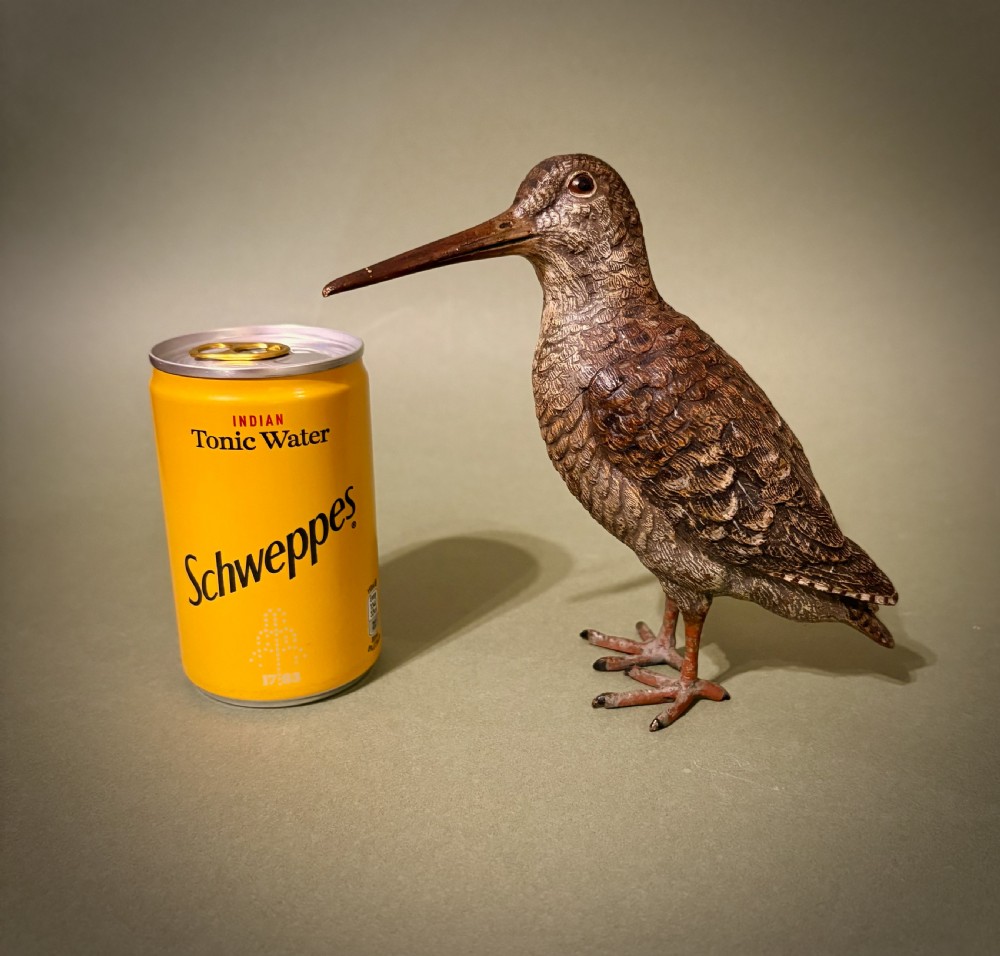 LARGE AUSTRIAN COLD-PAINTED BRONZE SNIPE View IV