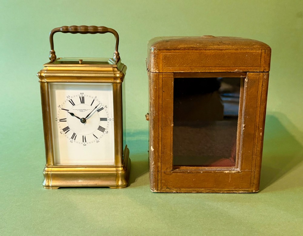 FINE FRENCH CARRIAGE CLOCK BY JACOT View III