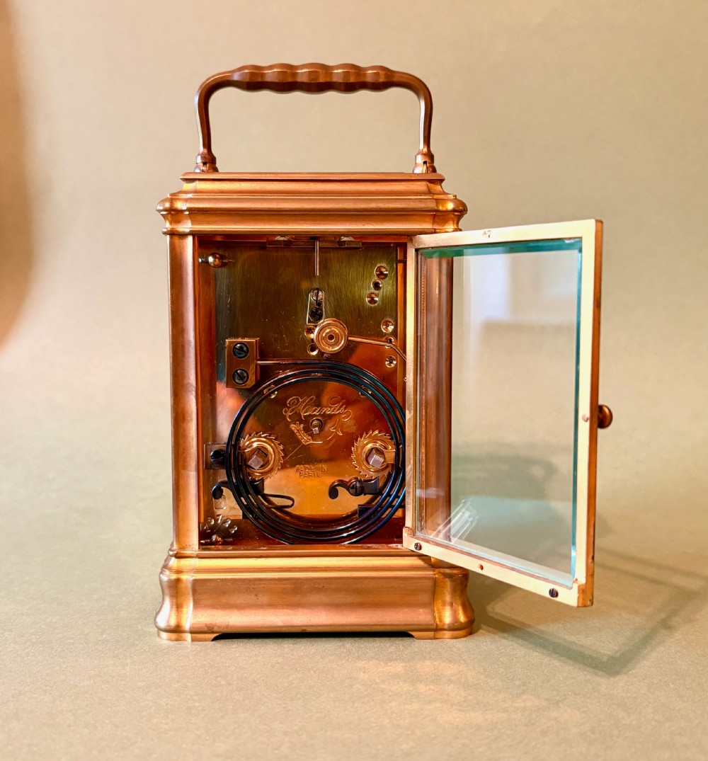 FINE FRENCH CARRIAGE CLOCK BY JACOT View VI