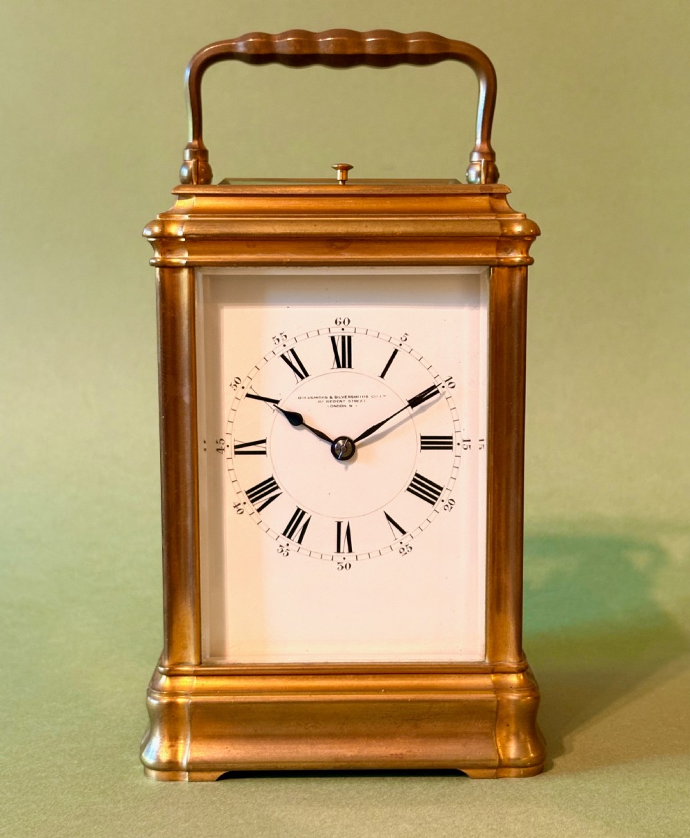FINE FRENCH CARRIAGE CLOCK BY JACOT View IX