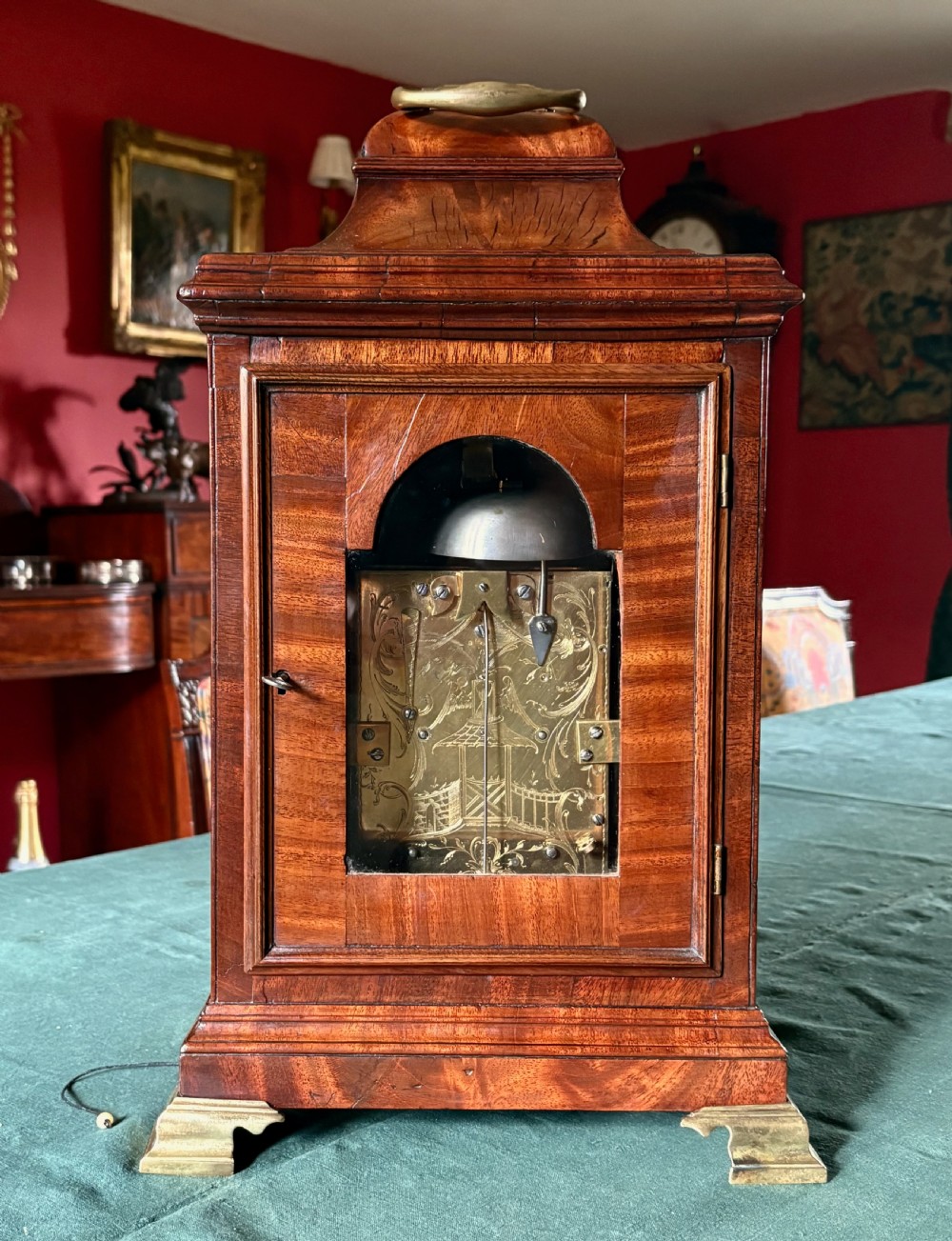 GEORGE III VERGE BRACKET CLOCK View IV