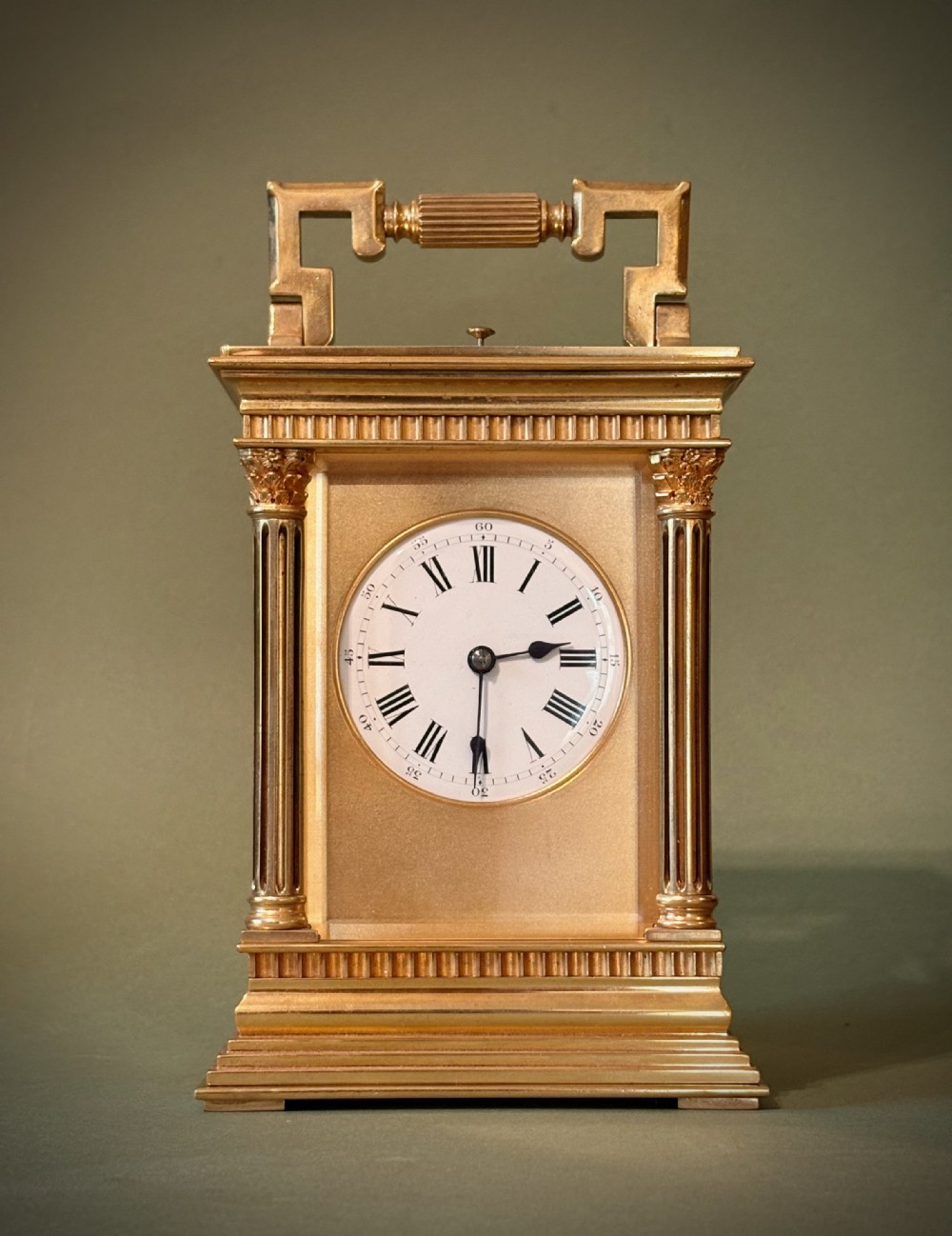 A FINE FRENCH REPEATING CARRIAGE CLOCK 