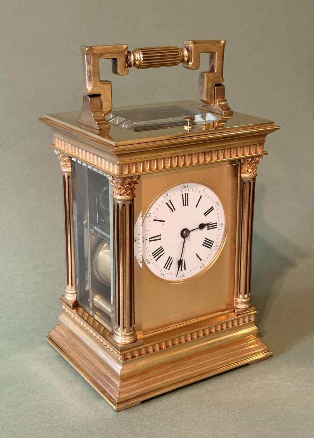 A FINE FRENCH REPEATING CARRIAGE CLOCK  View II
