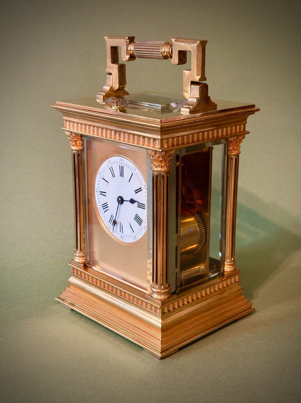 A FINE FRENCH REPEATING CARRIAGE CLOCK  View III