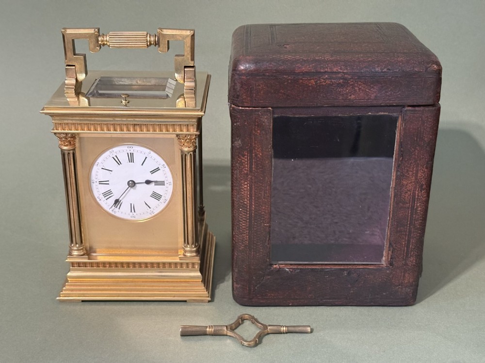 A FINE FRENCH REPEATING CARRIAGE CLOCK  View IV