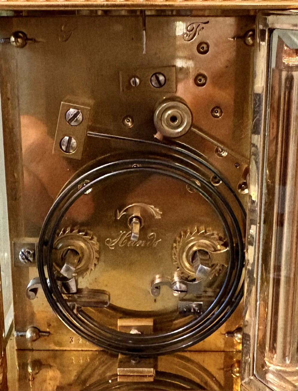 A FINE FRENCH REPEATING CARRIAGE CLOCK  View VI