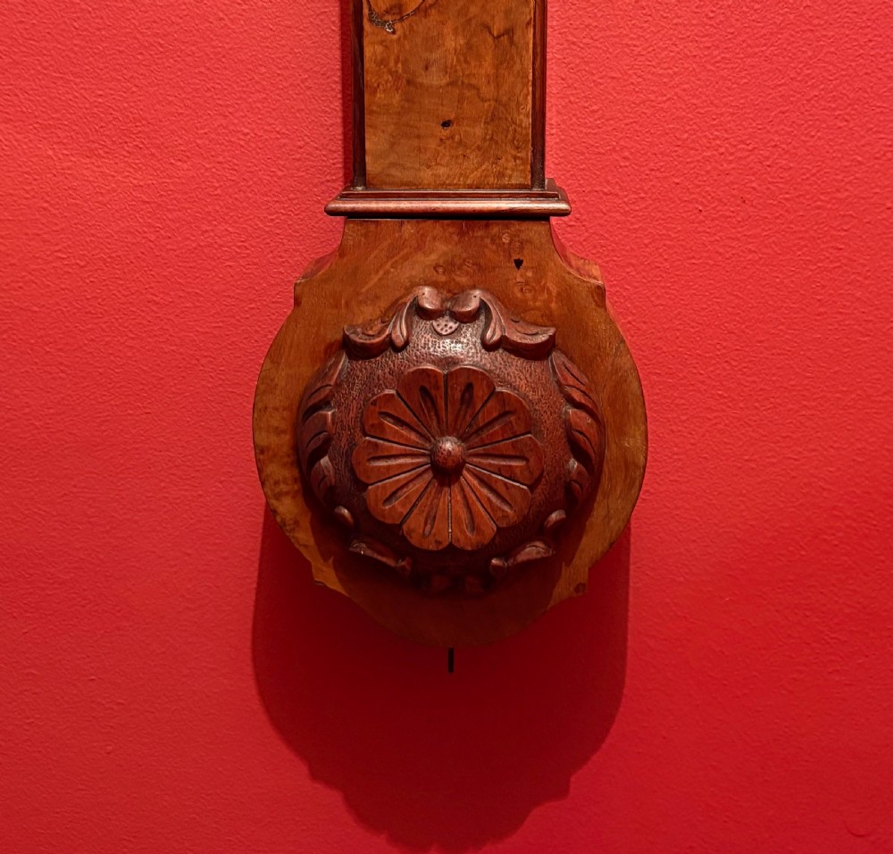 A VERY FINE WALNUT STICK BAROMETER View VI