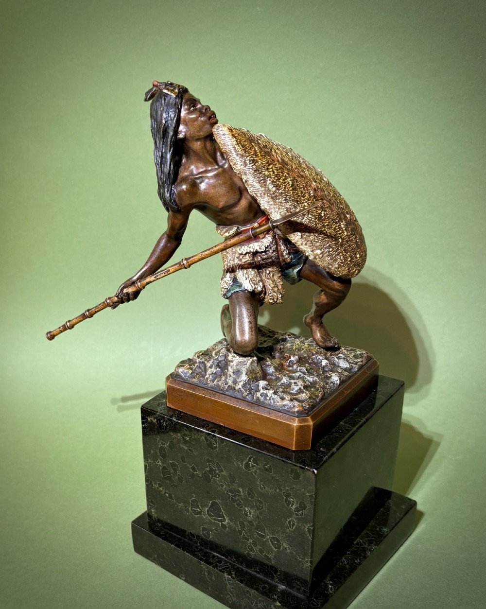 LARGE VIENNA COLD-PAINTED BRONZE FIGURE