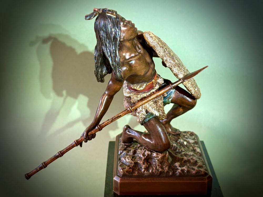 LARGE VIENNA COLD-PAINTED BRONZE FIGURE View II