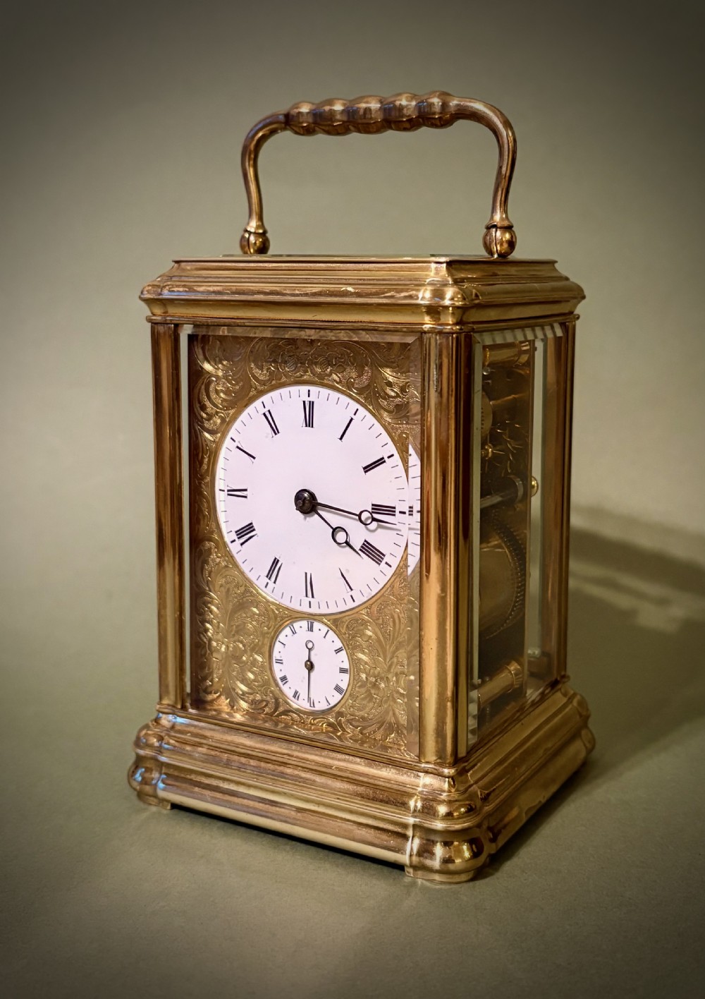 FINE FRENCH STRIKING CARRIAGE CLOCK
