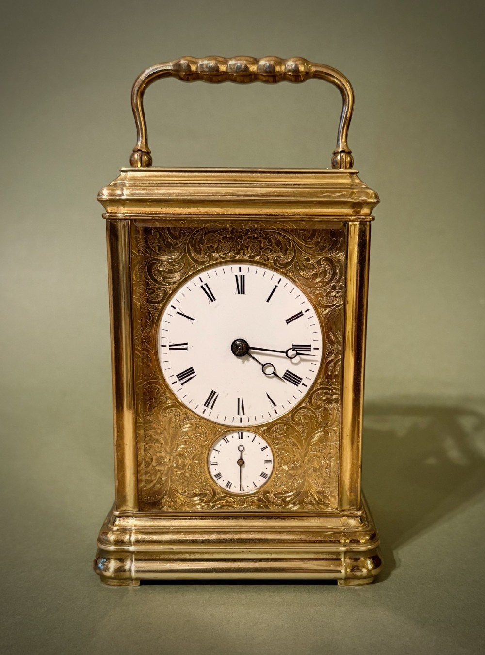 FINE FRENCH STRIKING CARRIAGE CLOCK View II