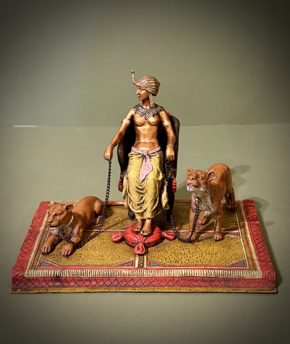 FINE LARGE AUSTRIAN BRONZE FIGURE GROUP