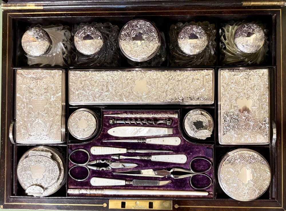 SUPERB DRESSING & JEWELLERY CASE BY EDWARDS View IV