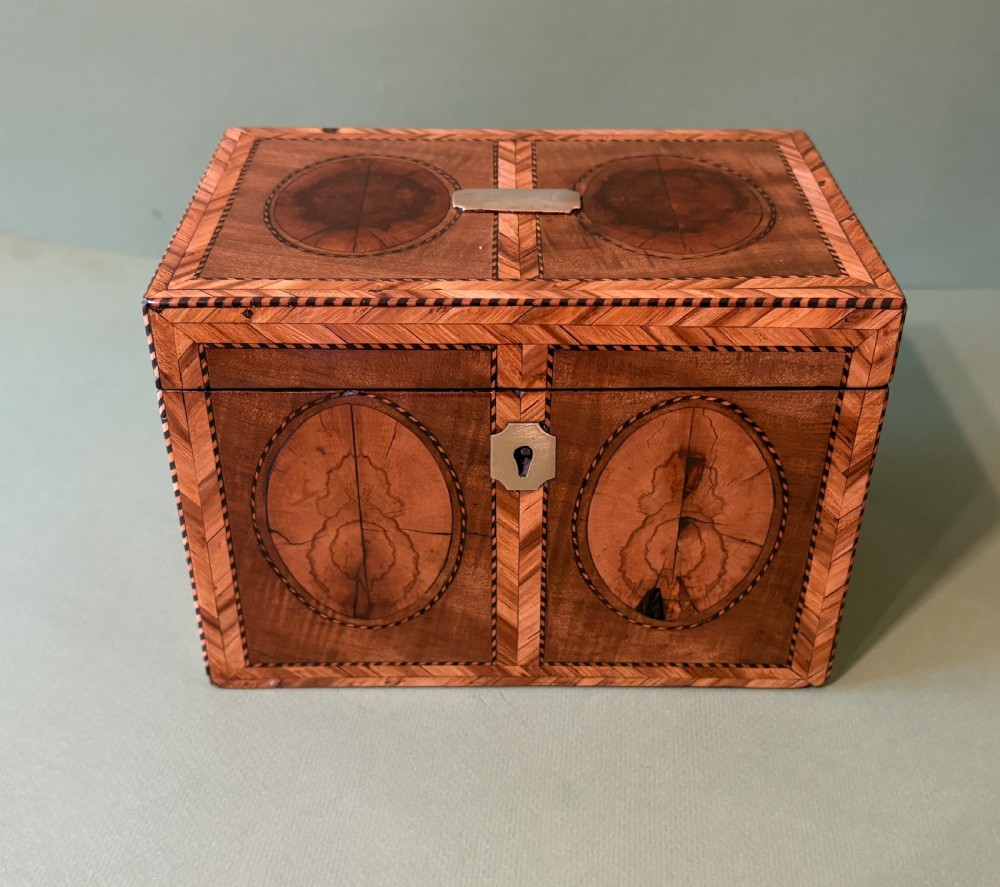 VERY FINE 18th CENTURY TEA CADDY View II