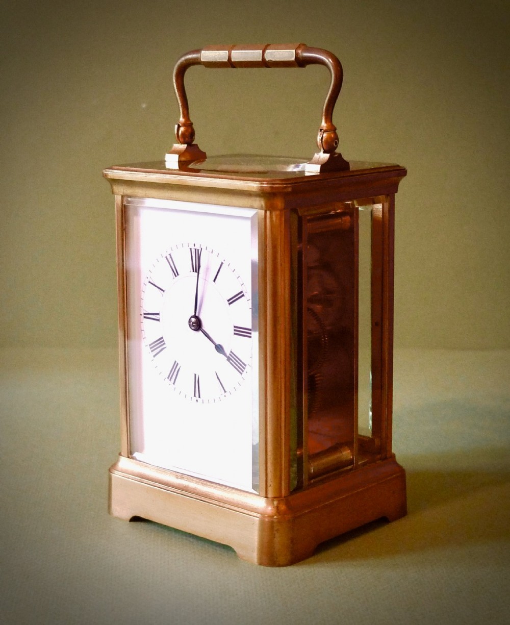 HENRI JACOT: CARRIAGE CLOCK View II