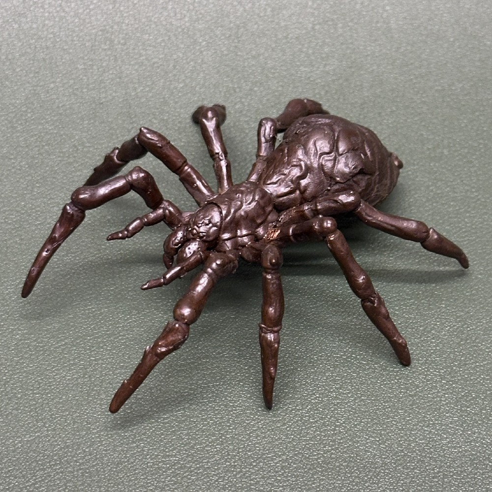 Japanese Bronze okimono modelled as a Tarantula Spider