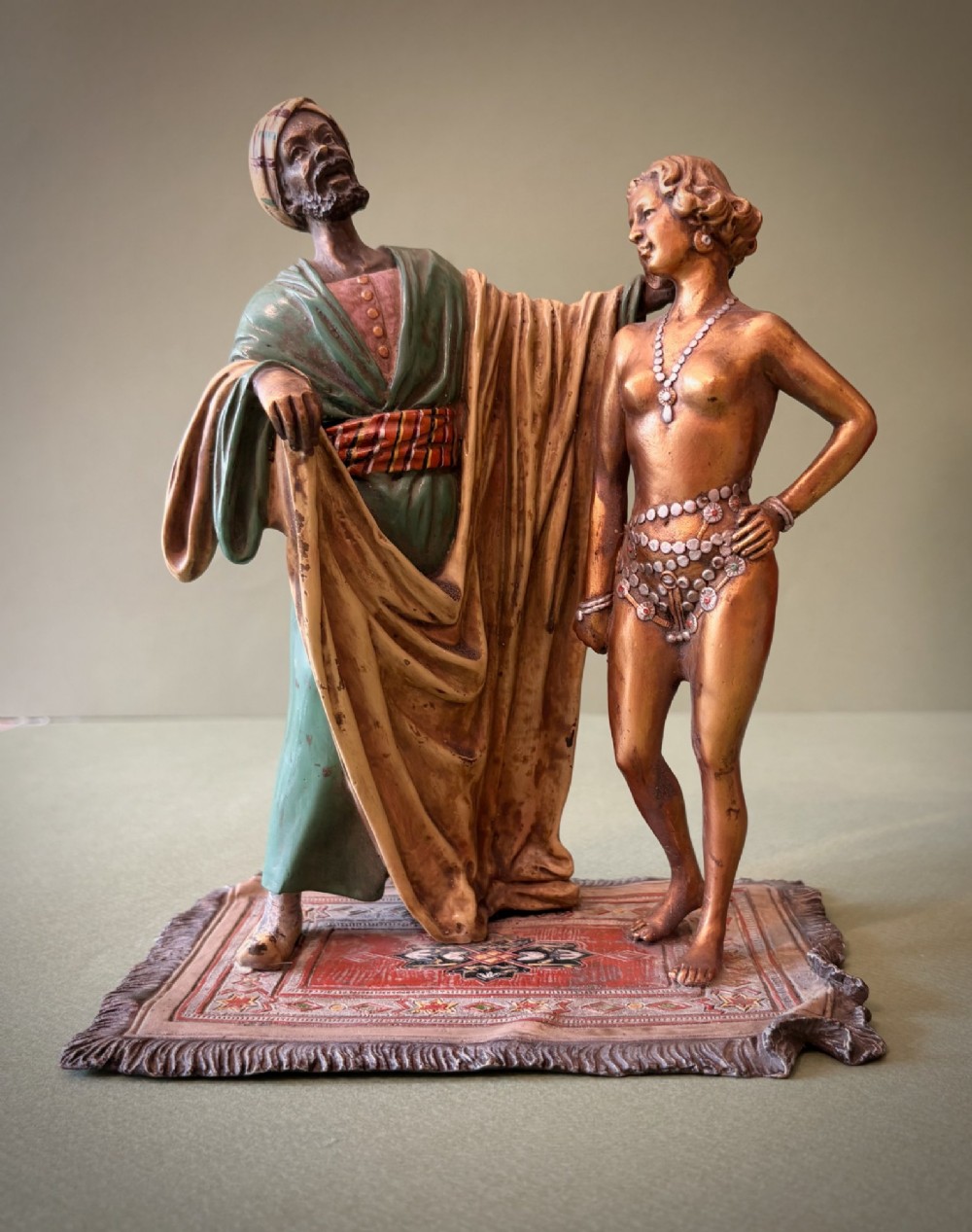AUSTRIAN COLD-PAINTED BRONZE GROUP