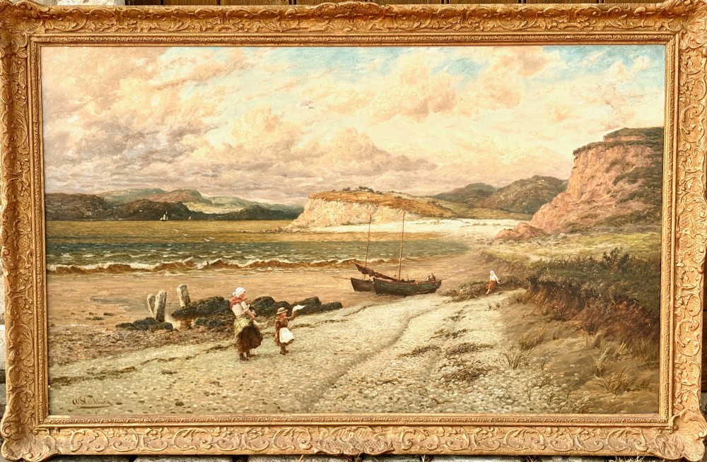 MORECOMBE BAY: A VERY IMPRESSIVE OIL PAINTING