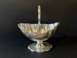 GEORGE III SILVER SUGAR BASKET