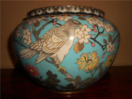 Early 20th Century Japanese Cloisonne Jardinere