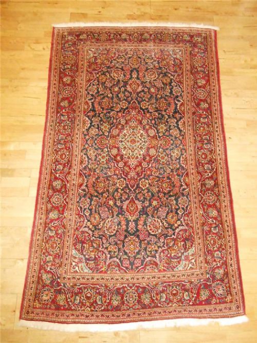 Antique Kashan Rug, Central Persian, 217cm X 131cm