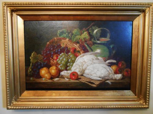 Charles Thomas Bale, Still Life Fruit and Game, C.1870