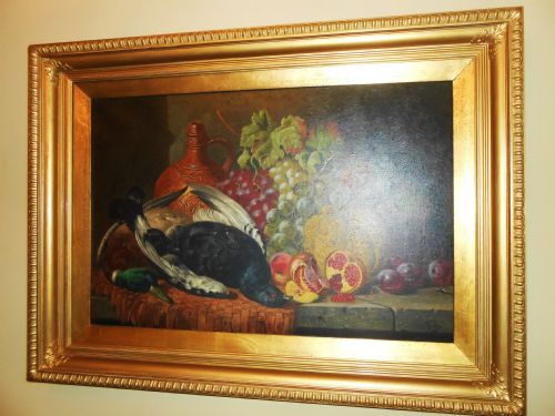 Charles Thomas Bale, Still Life of Fruit and Game, C.1870