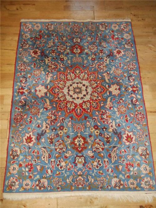 Antique Persian Isfahan Rug