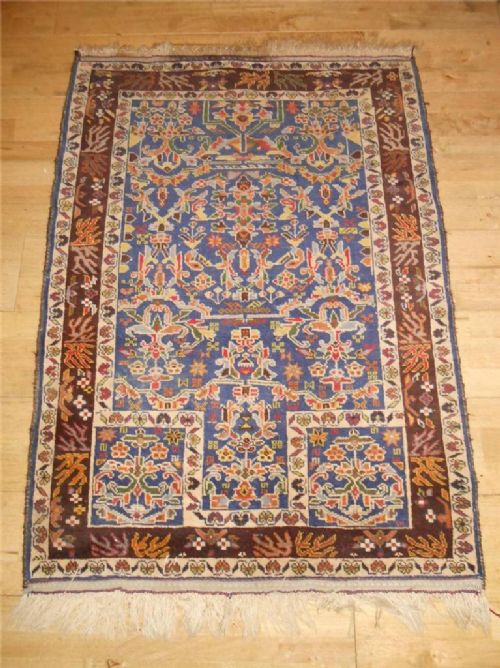 Antique Afghan Balouche Prayer Rug