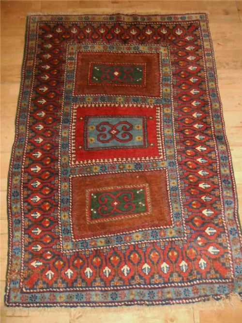 Caucasian Derband Rug Carpet 153cm by 88cm