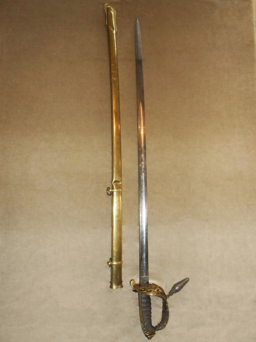 1854p Infantry Sabre, Tower Hamlets Militia, Victorian Officer