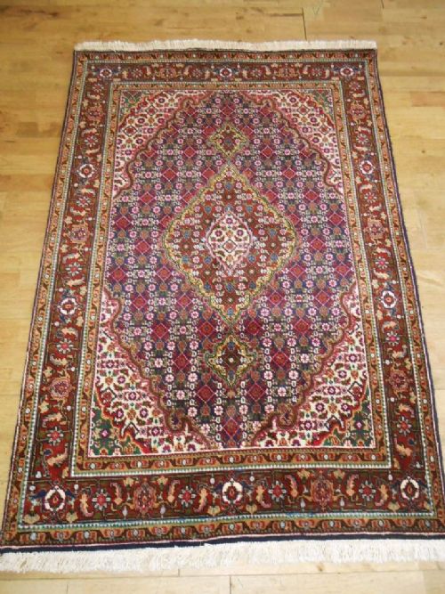 Stunning Part-silk Persian Tabriz Rug Carpet