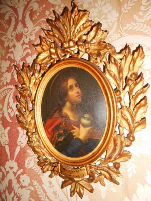 After Carlo Dolci, Mary Magdelene, 19th Century Italian School Oil on Panel