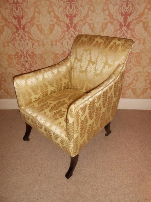 Edwardian Upholstered Regency Style Armchair