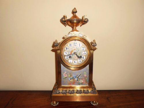 superb victorian mantel clock achille brocot paris - CATEGORY: ANTIQUE CLOCKS - DATED VICTORIAN