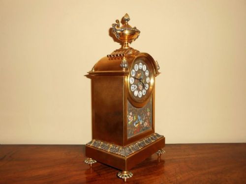 SUPERB VICTORIAN MANTEL CLOCK ACHILLE BROCOT PARIS - ADDITIONAL PHOTO 2